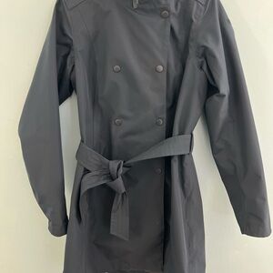 Helly Hansen Navy Double-Breasted Trench Coat Large